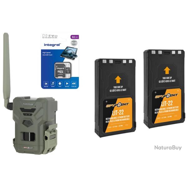 Pack Autonomie Pi�ge Photographique Flex Plus Spypoint