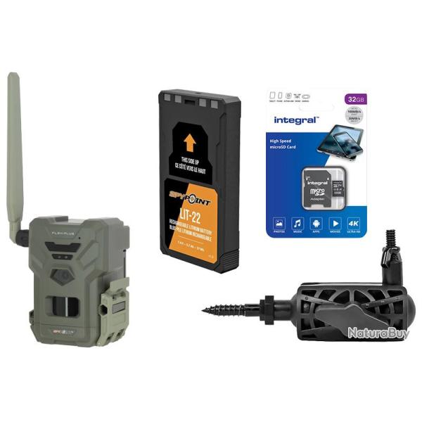 Pack Complet Pi�ge Photographique Flex-Plus Spypoint