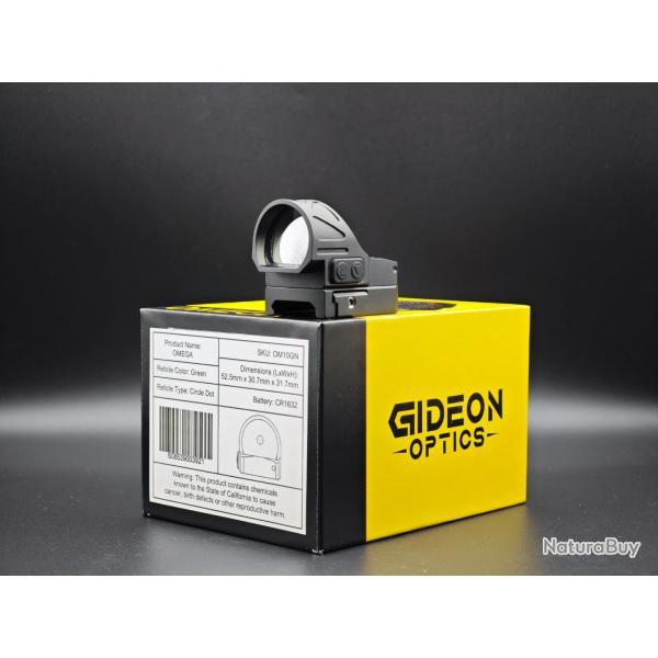 Optique Gideon originale OMEGA 3 MOA -** Green Circle Dot LIVRAISON GRATUITE