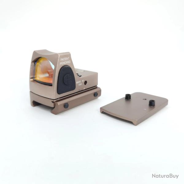 Mini vise  point rouge 3MOA -** Tan ONLY