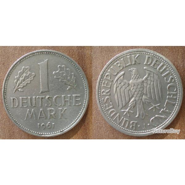 Allemagne 1 Deutsche Mark 1961 Piece Aigle
