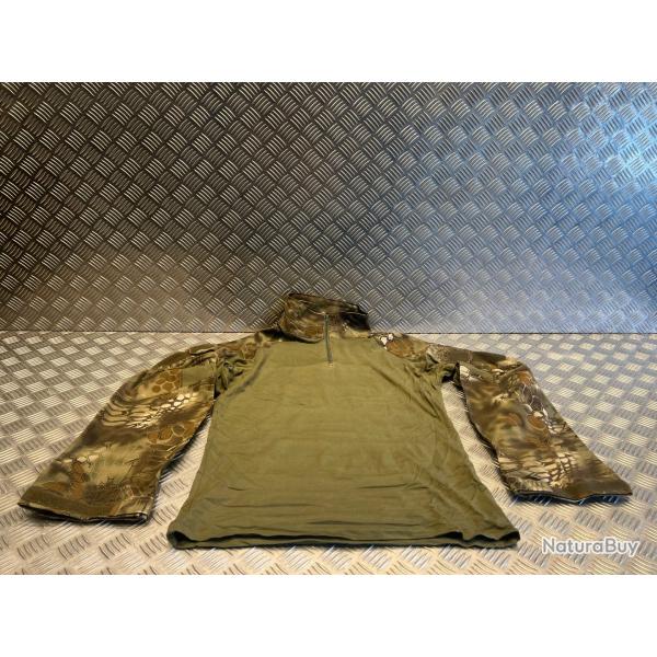 Chemise t-shirt manches longues dmoniac camo kryptek highlander neuf Taille 34