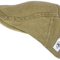 Beret Casquette Verte Kaki en coton Style Vintage Elyk Taille unique Vert