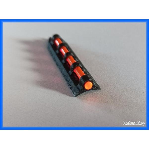 guidon fibre FLUOVIZ pour canon cylindrique 14mm ext