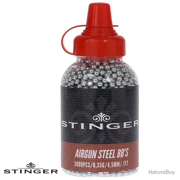Billes en Acier - 3000 Billes Calibre 4.5mm STINGER
