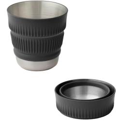 Tasse pliable Sea to Summit Detour Stainless Steel Collapsible Mug noir