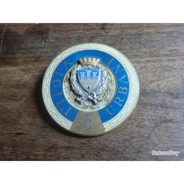 insigne badge  vigili urbani a identifier