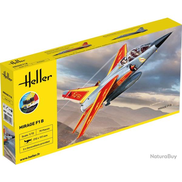 Mirage F1 B 1/72 | Heller (0000 4177) - Maquette � monter