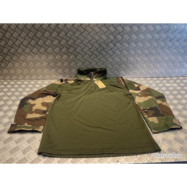 T-shirt manche longues chemise militaire combat camo mil-tec  taille xl neuf