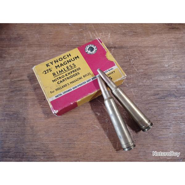 Cartouches Cal 275 Mag Rimless, collection