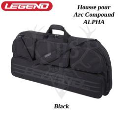LEGEND Alpha Housse d'arc &agrave; poulies jusqu'&agrave; 30" d'entre-axes Black