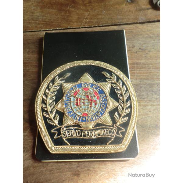 eccusson patch brod�e police association international