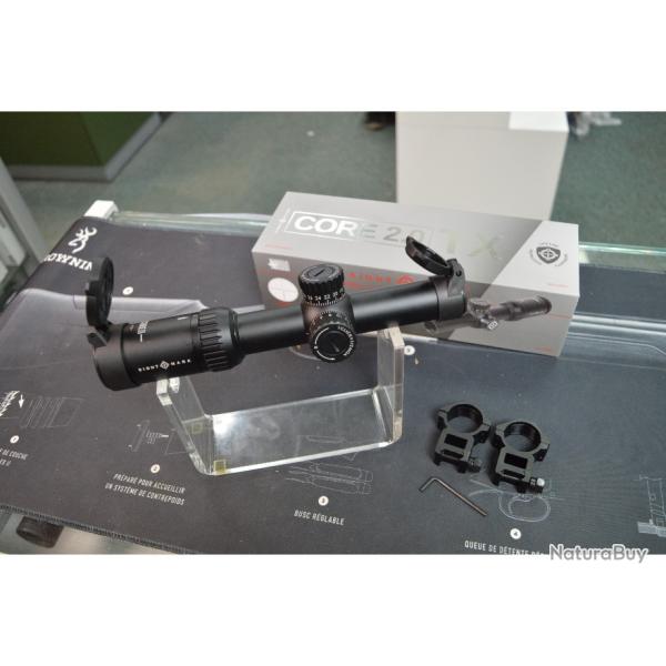 LUNETTE DE BATTUE SIGHTMARK 1-4x24 RETICULE LUMINEUX D4X NEUVE