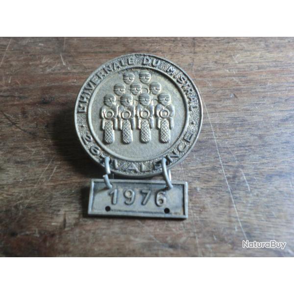 INSIGNE BROCHE L HIVERNALE DU MISTRAL 1976 //  26 VALENCE