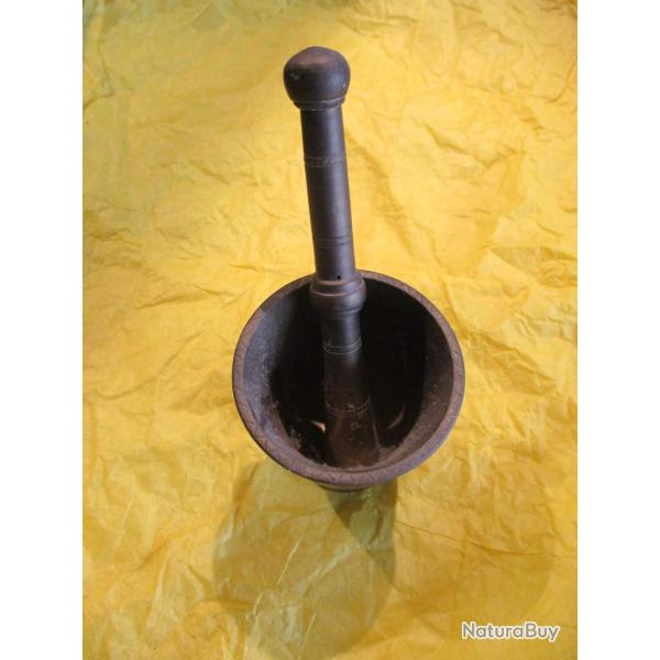 motier pillon en bronze africain du benin