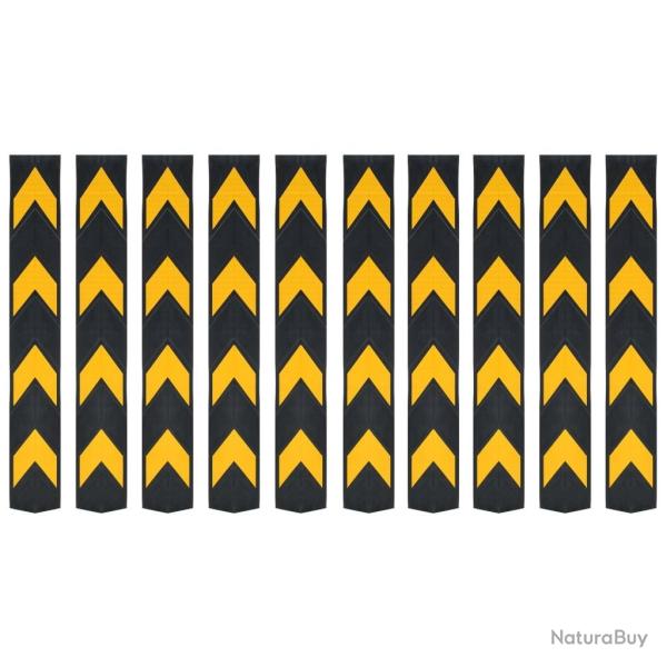 Corni�re de protection r�fl�chissante 10 pcs Caoutchouc 80 cm alsavelo