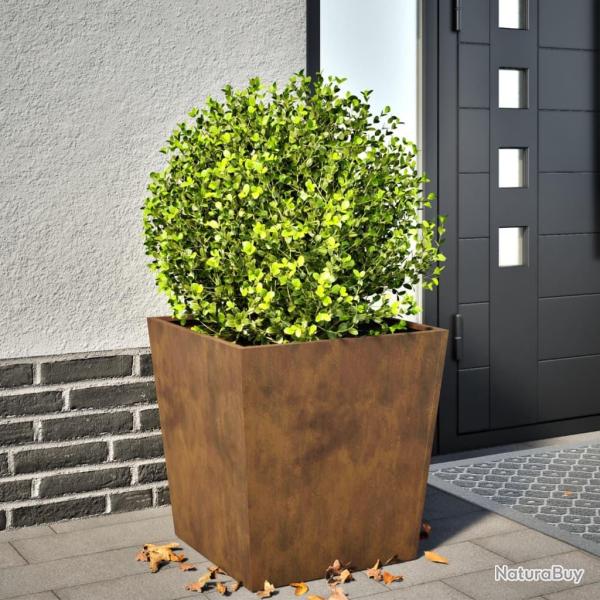 Jardini�re 50x50x50 cm acier r�sistant aux intemp�ries