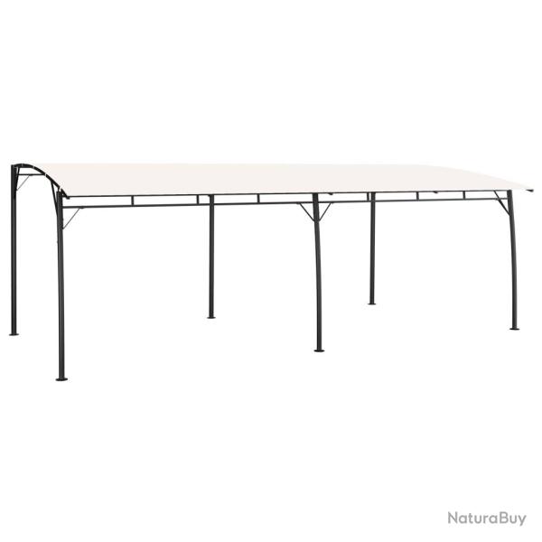 Auvent pare-soleil de jardin 6x3x2,55 m cr�me