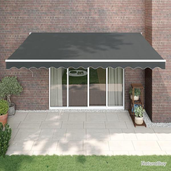 Auvent r�tractable automatique anthracite 4x3 m