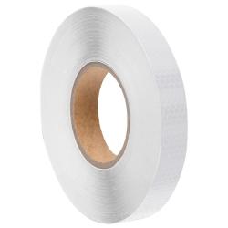 Bande r&eacute;fl&eacute;chissante Blanc 2,5 cmx50 m PVC