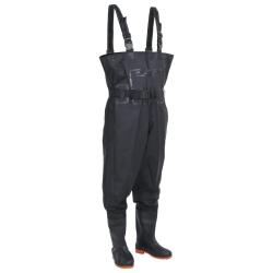 Cuissardes avec bottes et ceinture noir