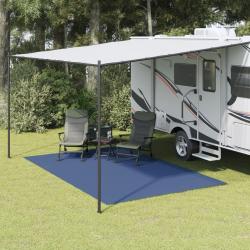 Tapis de tente bleu 4x2,5 m