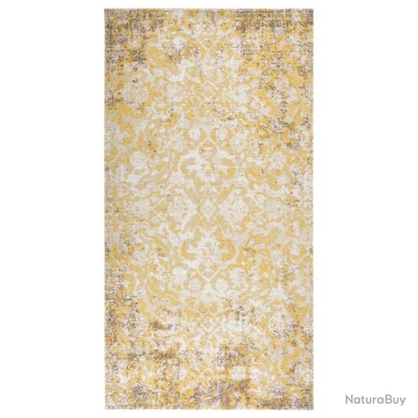Tapis � tissage plat d'ext�rieur 80x150 cm Jaune