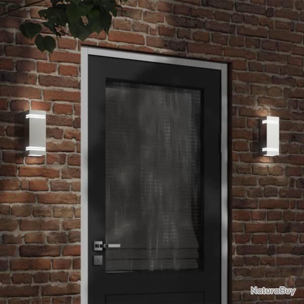 Applique murale d'ext�rieur argent� acier inoxydable