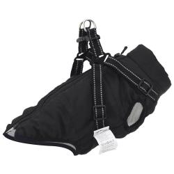 Manteau pour chiens avec harnais imperm&eacute;able r&eacute;fl&eacute;chissant L40