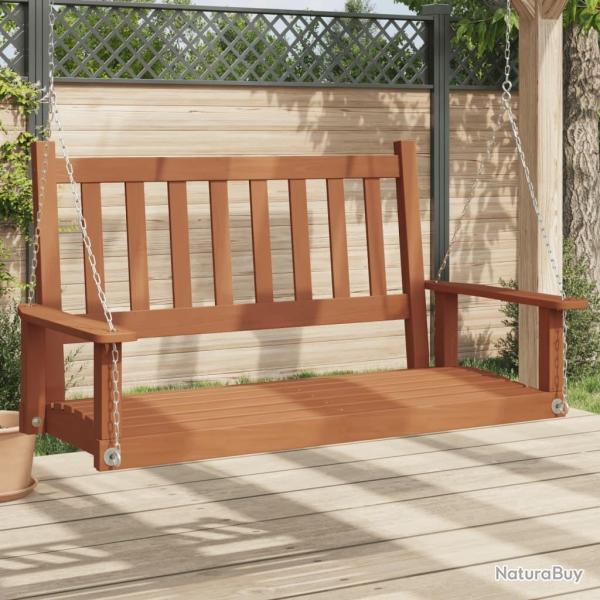 Banc de balanoire de jardin chanes en mtal bois massif sapin