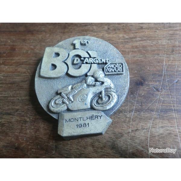 INSIGNE BROCHE 1� BOL D ARGENT MONTLERY  1981