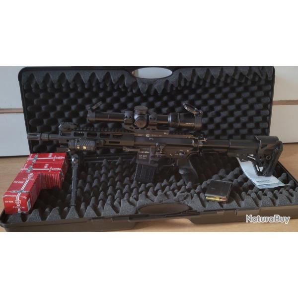 Haenel CR223 A2 Black 10,5" + lunette Vortex 1-6x24 MOA + accessoires