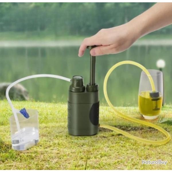 Purificateur d'eau Filtration Survie Randonn�e Transforme En Eau Potable Camping Livraison GRATUITE