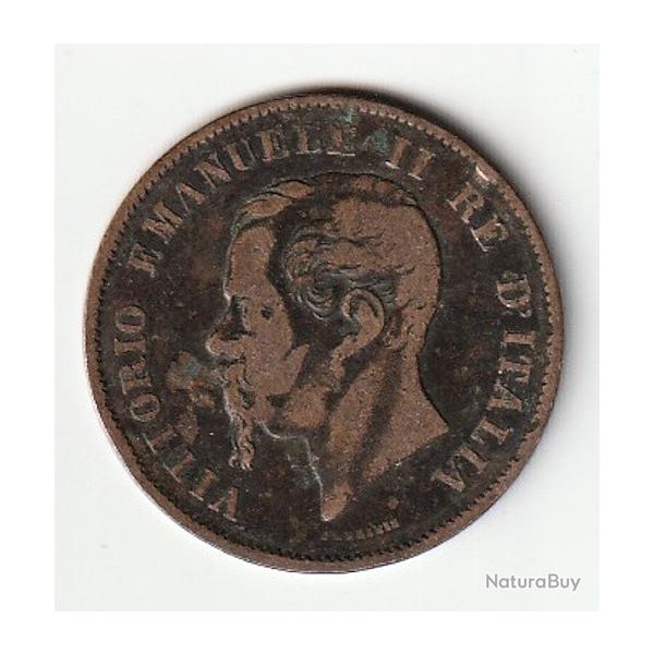 Pi�ce de Monnaie Italie 5 centesimi Victor-Emmanuel II 1867 M