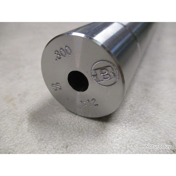 Canon neuf Bergara Match Inox cal 30 pas de rayure 1:12"