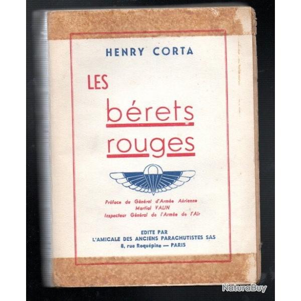 Les brets rouges, Henry Corta, Amicale des Anciens Parachutistes SAS 1952