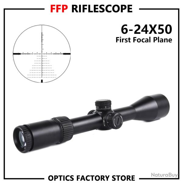 V 6-24x50 SFP lunette de vis�e pour fusil 30mm