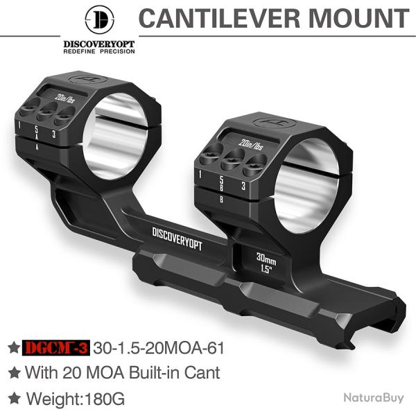 Discovery Discoveryopt Montage Monobloc cantilever 30mm pent� 20moa