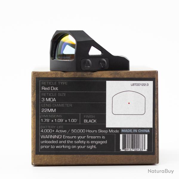 Port�e � prisme � lame tactique - 3Moa**1x22 Red Dot