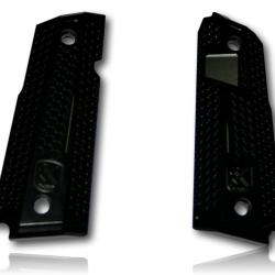 PAIR PLAQUETTE ALU M-ARMS MONARCH 2 POUR 1911 NOIR