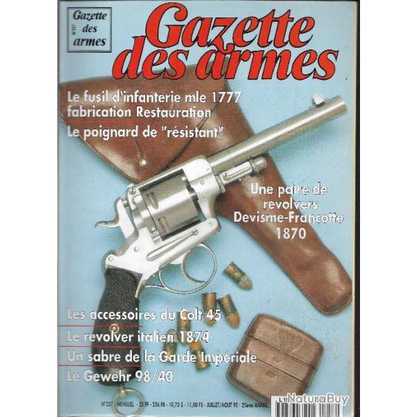 gazette des armes 335 pistolets lepage, fusils d'assaut allemand 7,92 kurz, fusil de marine baranoff