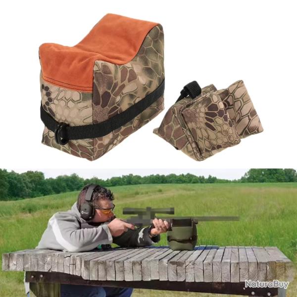 Sacs de tir avant/arri�re pour fusil sniper - support repos non rempli chasse tir sportif - Piton