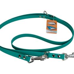 Laisse R&eacute;glable BIOTHANE 19mm 2 m 19 mm turquoise