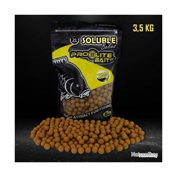 Bouillettes solubles pro elite baits pineapple scopex 3,5kg