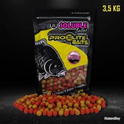 Bouillettes solubles pro elite baits banana strawberry 3,5kg