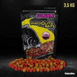 Bouillettes solubles pro elite baits banana strawberry 3,5kg