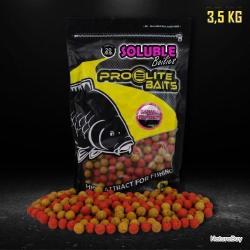 Bouillettes solubles pro elite baits banana strawberry 3,5kg