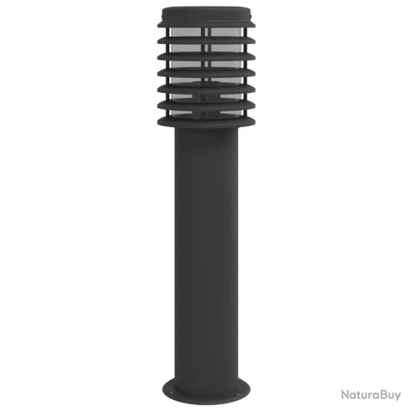 Lampadaire d'ext�rieur 60 cm acier inoxydable noir 02_0042509