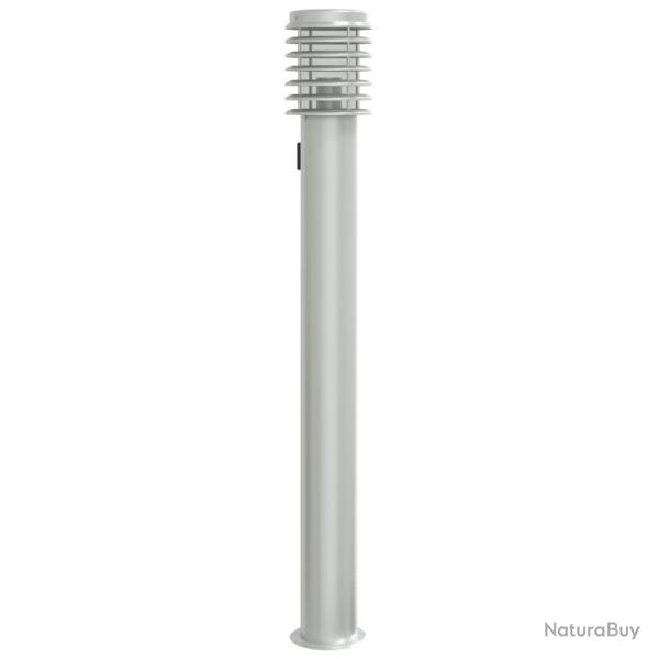 Lampadaire d'extrieur et sortie argent 110 cm acier inoxydable Argent 02_0042532