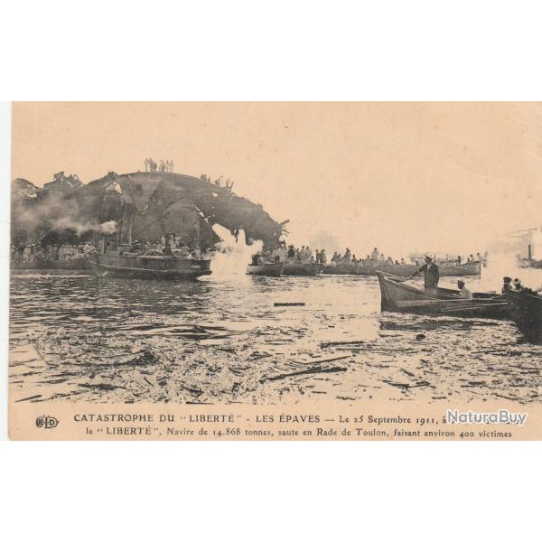 CPA - Catastrophe du "La Libert�" LES �PAVES -Le 25 Septembre1911 a 5h.55 du matin N�522